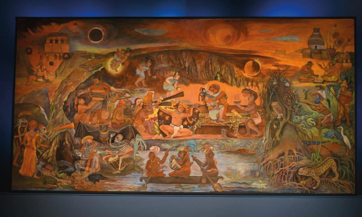 La Guatemalteca Rina Lazo Expone Mural En El Palacio De Bellas Artes