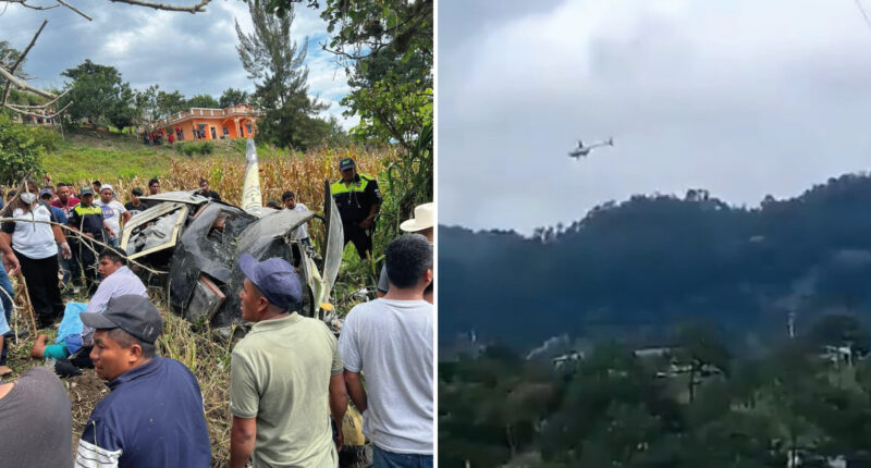 accidente helicoptero guatemala video