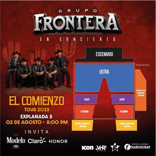 grupo frontera concierto guatemala