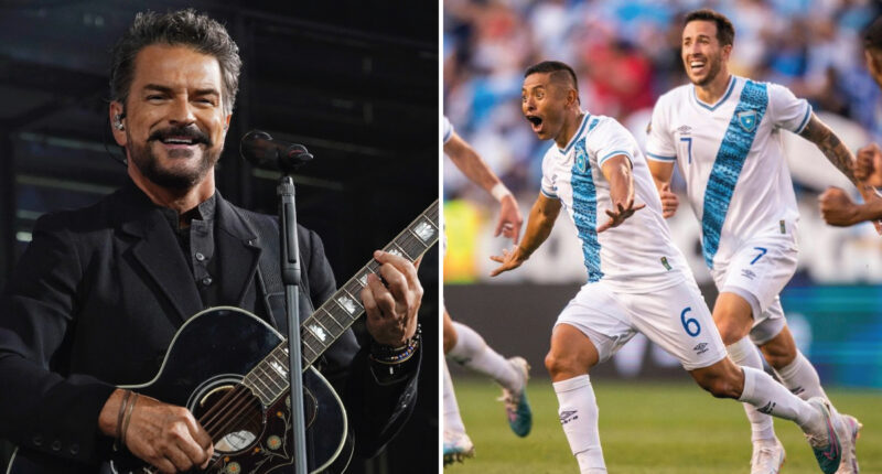 El famoso cantante guatemalteco Ricardo Arjona ha festejado el triunfo de la Selección de Guatemala.