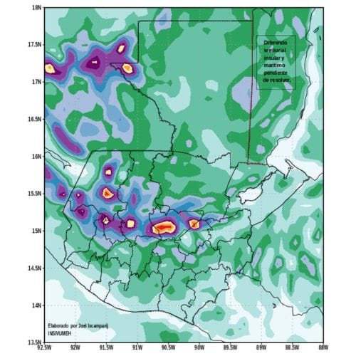 Clima la ultima semana de agosto en Guatemala 2