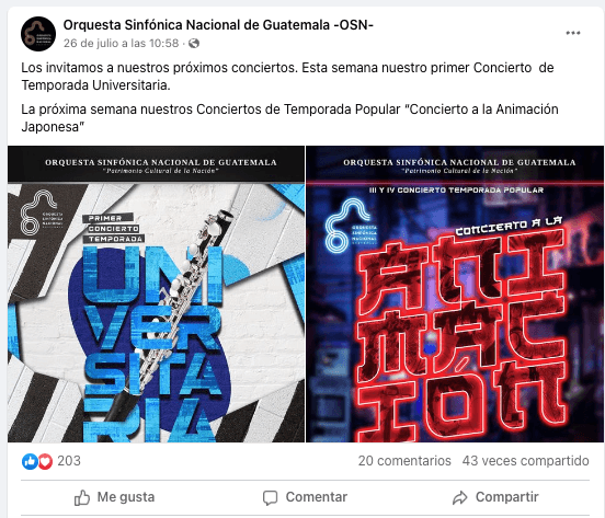 Concierto anime japones
