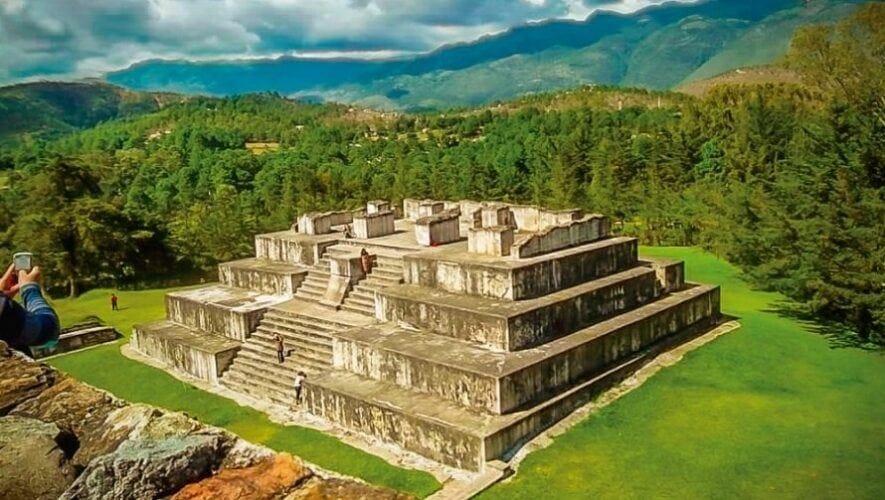 Parque Arqueologico Zaculeu en Huehuetenango