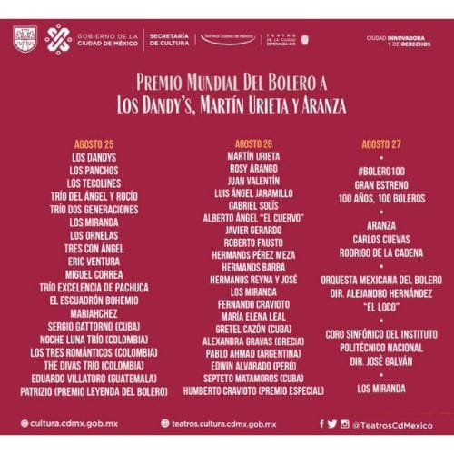 VIII Festival Mundial del Bolero
