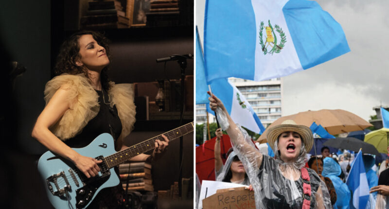 En medio de las masivas protestas en Guatemala, una canción de Gaby Moreno se ha vuelto todo un símbolo. Se trata de "Fronteras".