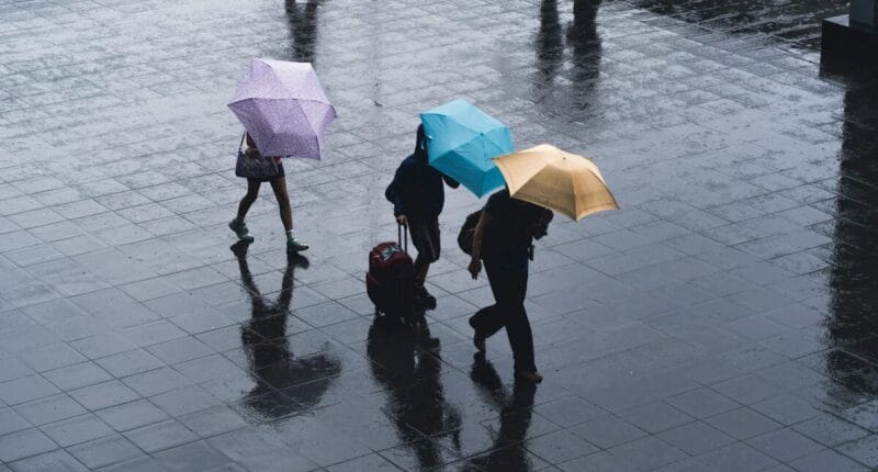 onda del este lluvias