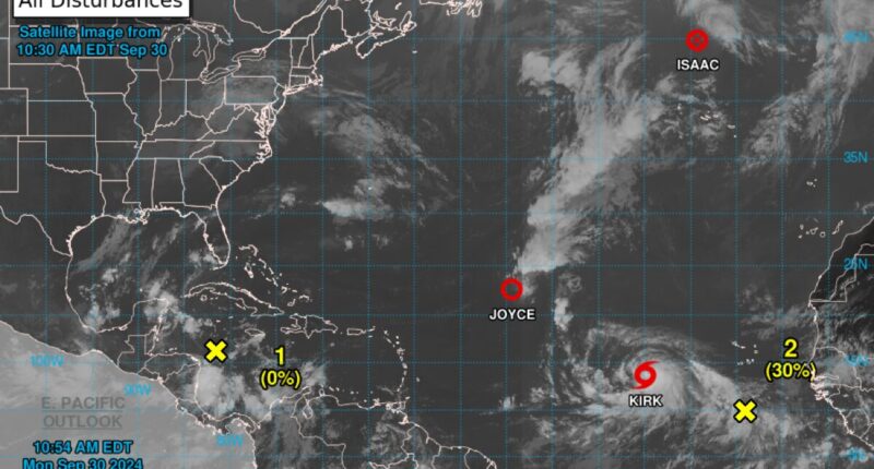 tormenta tropical kirk