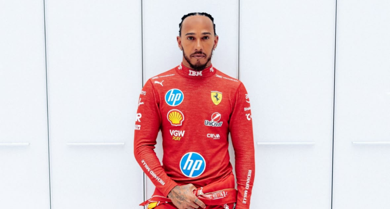 hamilton ferrari 2025
