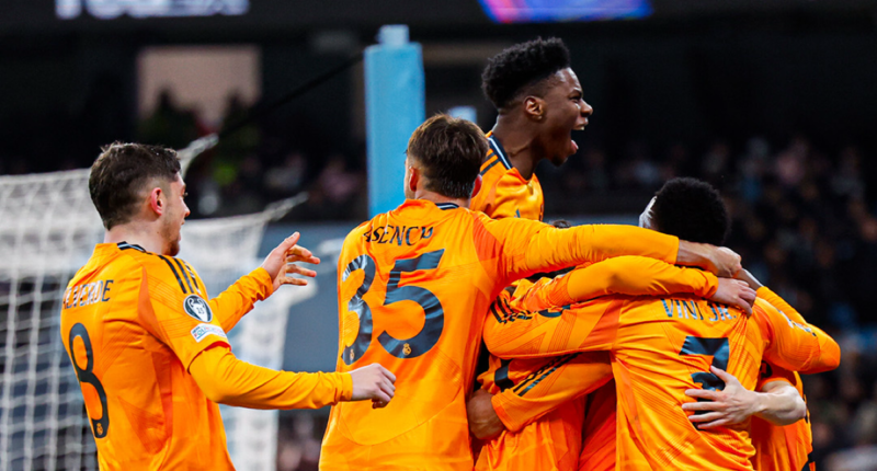 real madrid vs manchester playoffs ida