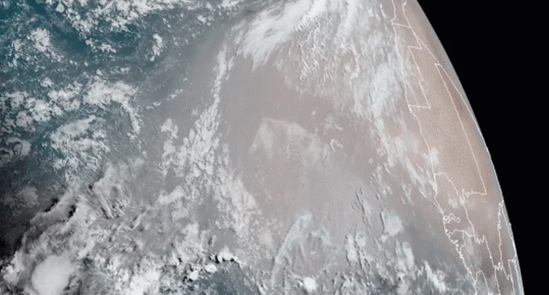 polvo sahara guatemala 11 junio 2025