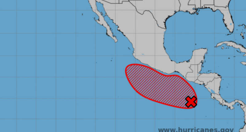 sistema baja presion pacifico junio 24 2025